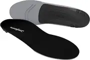 [Superfeet] All-Purpose Support Low Arch Insoles (Black) - Trim-to-Fit Orthotic Shoe Inserts for Thin, Tight Shoes - Professional Grade