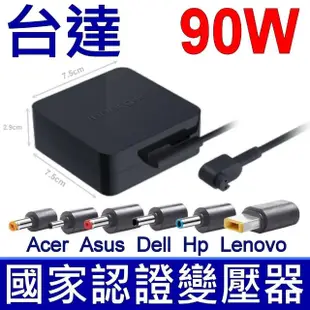 【台達電子】Innergie 90W T9 原廠變壓器 充電器 電源線(Asus 華碩 Acer 宏碁 Hp Dell Lenovo 萬用變壓器)