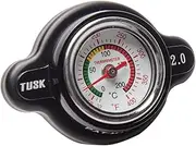 Tusk High Pressure Radiator Cap with Temperature Gauge 2.0 Bar Compatible with KTM 300 XC-W 2019-2023/500 EXC-F 2017-2023 Compatible with Husqvarna TE300 2019-2023