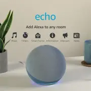 Echo (4Th Gen) | with Premium Sound, Smart Home Hub, and Alexa | Twilight Blue