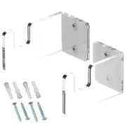 1 Pair Acrylic Wall Mount Collectible Sword Blade Knife Display Stand Hanger