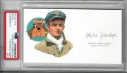 MIKE GLADYCH SIGNED CUT SIGNATURE PSA DNA (D) WWII ACE 18V