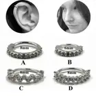 Piercing Jewelry Women Cartilage Helix Rhinestone Tragus Earrings Ear Studs