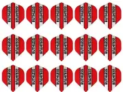 5 New Sets Ruthless Standard 100 Micron Dart Flights - Ships w/ Tracking - Red