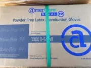 (Case of 1,000) AMERCARE Ultra-Flex Powder Free Latex Exam Gloves, X-Small