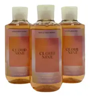 Bath & Body Works LOT of 3 Cloud Nine Shower Gel Body Wash 10 oz Lavender Amber