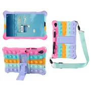 Silicone Case for Lenovo Tab M8 Fhd Tb-8505 Tb-8507f Push Bubble Relive Stress Cute Tablet Stand Cover for Lenovo M8