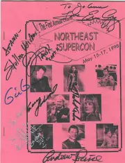 AUTOGRAPH LOT-7 AUTOGRAPHS-ERIN GRAY+GIL GERARD+ROBIN ATKINS DOWNES+TREBOR+PRINE
