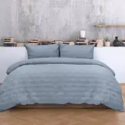 Ardor Boudoir Carter Mineral Blue Quilt Cover Set