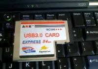 在飛比找Yahoo!奇摩拍賣優惠-NECXG筆電USB3.0擴充卡PCMCIA二代 Expre