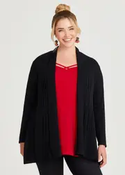 [Taking Shape] Taking Shape Madonna Natural Cardigan Size 20 in, Viscose - Plus Size Women's Clothing