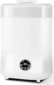Baby Bottle Sterilizer and Dryer, 5-in-1 Large Capacity Bottle Sanitizer and Dryer, 2 Layers Compact Baby Bottle Electric Steam Sterilizer and Dryer for Baby Bottles, Pacifiers, Pump Parts