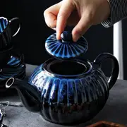 Blue Artisan Teapot