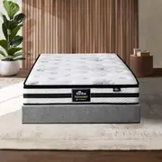 Bedra King Single Mattress 22cm Luxury Bonnell Spring Bed Medium Firm