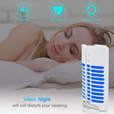 UV Insect Fly Pest Bug Zapper Catcher Trap Plug In Electric Mosquito Killer Lamp