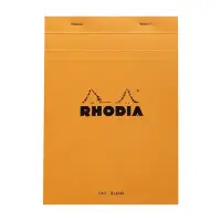 在飛比找博客來優惠-【Rhodia】N°16 上掀式筆記本_空白內頁80張_橘色