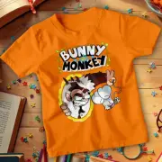 Bunny Monkey Boys World Book Day T-Shirts Tee Costume Outfits Apparel#WBD