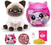 Pets Alive Smitten Kittens Surprise, Mooloo, Nurture Play, Soft Toy Unboxing, Interactive, 10 Sounds, Ultra Soft Plushies, Adopt Electronic Pet Kitten (Mooloo)