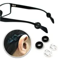 在飛比找PChome24h購物優惠-【KEL MODE】眼鏡配件-眼鏡專用矽膠防滑圈墊 圓形防滑