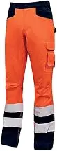 Upower HL157OF-M U-Power HL157OF-M Alta Visibilidad Gama Hi-Light Radiant Pants Fluorescent Orange Talla M