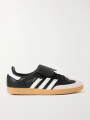 [adidas Originals] adidas Originals - Samba Lt Nubuck-trimmed Leather Sneakers - Black - UK 8.5 UK 8.5 Black