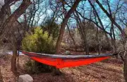 Portable Child's Parachute Nylon Outdoor Camping Hammock w/Carabiners & Straps