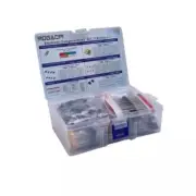 MOGAOPI Electronic Component Kit Total 1390Pcs LED Diodes Metal Film Resistors