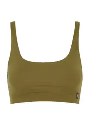 ON Movement Stretch-jersey bra top - Khaki - S (UK8-10 / S) S (UK8-10 / S)
