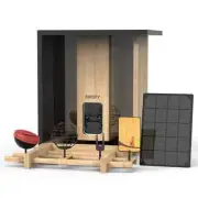 Birdfy NI-8408 Bamboo Bird Feeder With Camera & Solar Power Panel *NIB*