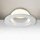 Besa Lighting CUE-LED-WH Cue LED 12 inch White Semi-Flush Mount Ceiling Light