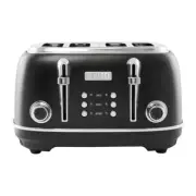 HADEN Heritage 4-Slice Retro Toaster w/Removable Crumb Tray Browning Control
