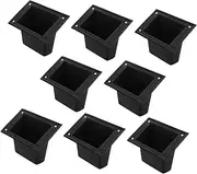 Zerodeko 8pcs Black Speaker Handle Tool Box Side Handle Adjustable and Removable for Stage Box Drawer and Cabinet Pull