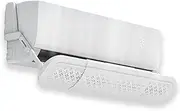 Adjustable Air-conditioning Wind Deflector, Multi-angle Adjustable Deflector Helps Cooling/heating Air Circulation, Prevent Direct Blow Home White