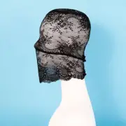 Full Face Head Cover Lace Party Mask Unisex Eye Mask Adult