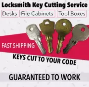 Home Depot Husky Tool Box Replacement Keys Cut To Key Code HD01 to HD10
