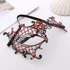 Half Face Masquerade Mask Hollow Out Props Cosplay Mask Eye Mask Women