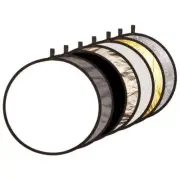 Multi 107cm Collapsible Disc 7-in-1 Photography Studio Light Diffuser Reflector