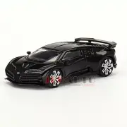 MINI GT BUGATTI CENTODIECI BLACK LTD ED 3600 PCS 1/64 DIECAST MODEL CAR MGT00466