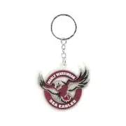 Manly Warringah Sea Eagles NRL Keyring RUBBER PVC Man Cave Bar Birthday Gift