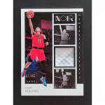 球衣卡 黑國寶 2019 NOIR NEWSREELS JERSEYS TRAE YOUNG JERSEY /65