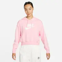 在飛比找Yahoo奇摩購物中心優惠-NIKE 上衣 女款 長袖上衣 帽T 短版 AS W NSW