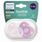 Philips Avent Soothie, 0-6 months, Pink, 2-pack, SCF099/22