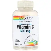 Solaray, Timed Release Vitamin C with Rose Hips & Acerola, 500 mg, 250 VegCaps