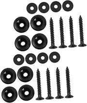 TEMPNAP 8pcs Guitar Strap Lock Metal End Pin Buckle for Electric and Bass Guitars Durable Easy to Install Smooth Surface Secure Locking Mechanism for Safe Use