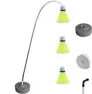 Badminton Training Device - Person Aid Badminton Equipment, Badminton Rebound Trainer | Easy to Set Up Badminton Training Equipment for Backyard Training, Beach Park