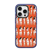 iPhone 16 Pro Impact Case MagSafe Compatible Red Peaches