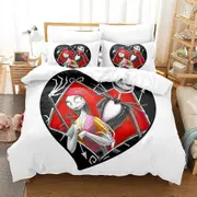 v1868 Bed Sheets The Nightmare Before Christmas Bedding Set Printing Home Decoration Pillowcase Quilt Cover Cute Gift To Family and Friends 3-Piece Be