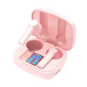 LB-8 TWS Wireless Bluetooth Earphone Sports Waterproof Gaming Stereo Headset With Mic Pink