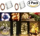20 LED Battery operated Copper Wire Fairy String Light for wedding christmas 2pk