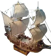 Ship Model Building Kits Galeon Golden Hind Sailboat Model Ship Paper Model Kit